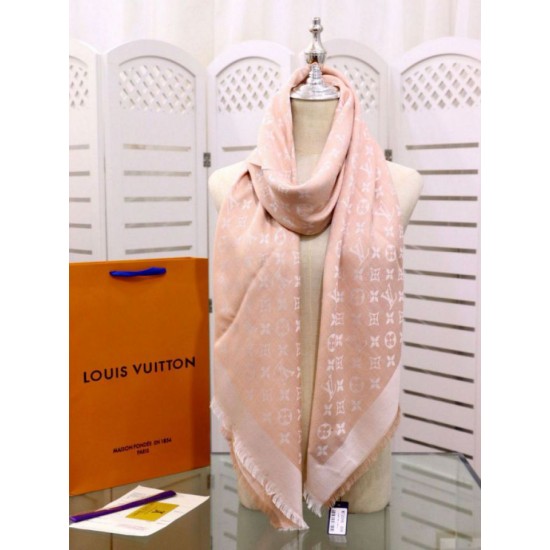 Replica Scialle Monogram Denim 140 Rosa