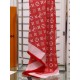 Replica Scialle Monogram Denim 140 Rosso