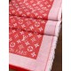 Replica Scialle Monogram Denim 140 Rosso