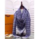 Replica Scialle Monogram Denim 140 M71382 Azzurro