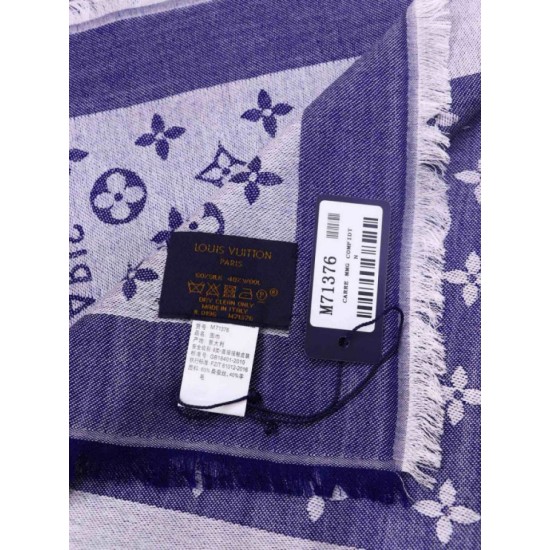 Replica Scialle Monogram Denim 140 M71382 Azzurro