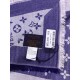 Replica Scialle Monogram Denim 140 M71382 Azzurro