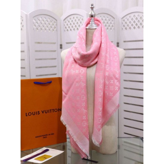 Replica Scialle Monogram Denim 140 M72046 Rosa