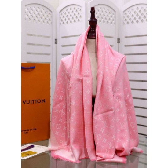 Replica Scialle Monogram Denim 140 M72046 Rosa
