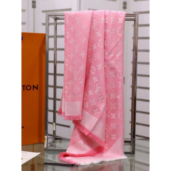 Replica Scialle Monogram Denim 140 M72046 Rosa