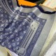 Replica Scialle Monogram Studdy Denim 140 M73698