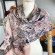 Replica Sea Of Love Square Cashmere Schawl M73823 Bianco