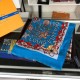 Replica Sea Of Love Square Cashmere Schawl M73823 Blu