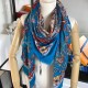 Replica Sea Of Love Square Cashmere Schawl M73823 Blu