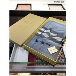Replica Scialle in cashmere check classico Burberry blu