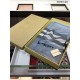Replica Scialle in cashmere check classico Burberry blu