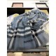 Replica Scialle in cashmere check classico Burberry blu