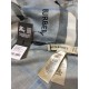 Replica Scialle in cashmere check classico Burberry blu