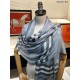 Replica Scialle in cashmere check classico Burberry blu