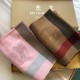 Replica Scialle in cashmere con motivo check classico Burberry 70 x 200 rosa