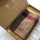 Replica Scialle in cashmere con motivo check classico Burberry 70 x 200 marrone