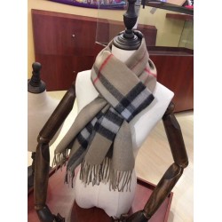 Replica Sciarpa Burberry classica in cashmere double face 30 x 168 Marrone