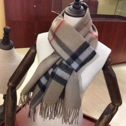 Replica Sciarpa Burberry classica in cashmere double face 30 x 168 Marrone