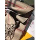 Replica Sciarpa Burberry classica in cashmere double face 30 x 168 Marrone