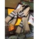Replica Sciarpa Burberry classica in cashmere double face 30 x 168 Marrone