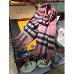 Replica Sciarpa Burberry classica in cashmere double face 30 x 168 Rosa