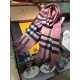 Replica Sciarpa Burberry classica in cashmere double face 30 x 168 Rosa