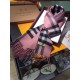 Replica Sciarpa Burberry classica in cashmere double face 30 x 168 Rosa