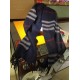 Replica Sciarpa Burberry Classic in cashmere double face 30 x 168 Blu scuro