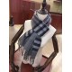 Replica Sciarpa Burberry Classic double face in cashmere 30 x 168 grigio
