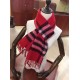 Replica Sciarpa Burberry classica in cashmere double face 30 x 168 rossa