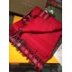 Replica Sciarpa Burberry classica in cashmere double face 30 x 168 rossa