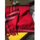 Replica Sciarpa Burberry classica in cashmere double face 30 x 168 rossa