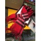 Replica Sciarpa Burberry classica in cashmere double face 30 x 168 rossa