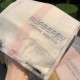 Replica Scialle in cashmere con motivo check classico Burberry 75 x 205 bianco