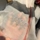 Replica Scialle in cashmere con motivo check classico Burberry 75 x 205 bianco