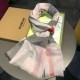 Replica Scialle in cashmere con motivo check classico Burberry 75 x 205 rosa