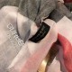 Replica Scialle in cashmere con motivo check classico Burberry 75 x 205 rosa