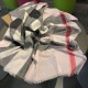 Replica Scialle in cashmere con motivo check classico Burberry 75 x 205 rosa
