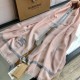 Replica Burberry Cashmere tinta unita Schawl sottile 80 x 200 rosa