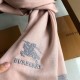 Replica Burberry Cashmere tinta unita Schawl sottile 80 x 200 rosa