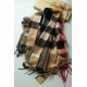 Replica Scialle in cashmere con motivo check classico Burberry 70 x 200 marrone