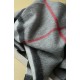 Replica Scialle in cashmere con motivo check classico Burberry 70 x 200 grigio