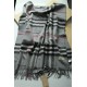Replica Scialle in cashmere con motivo check classico Burberry 70 x 200 grigio