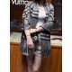 Replica Scialle in cashmere con motivo check classico Burberry 70 x 200 grigio