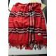Replica Scialle in cashmere con motivo check classico Burberry 70 x 200 rosso