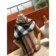 Replica Scialle in cashmere con motivo check classico Burberry 70 x 200 marrone