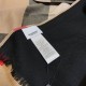 Replica Scialle in cashmere con motivo check classico Burberry 70 x 200 marrone