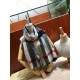 Replica Scialle in cashmere con motivo check classico Burberry 70 x 200 nero Replica Scialle in cashmere con motivo check classico Burberry 70 x 200 nero