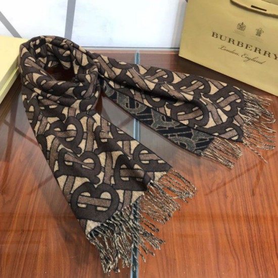 Replica Burberry TB Limit Edition Cashmere Scialle Caffè