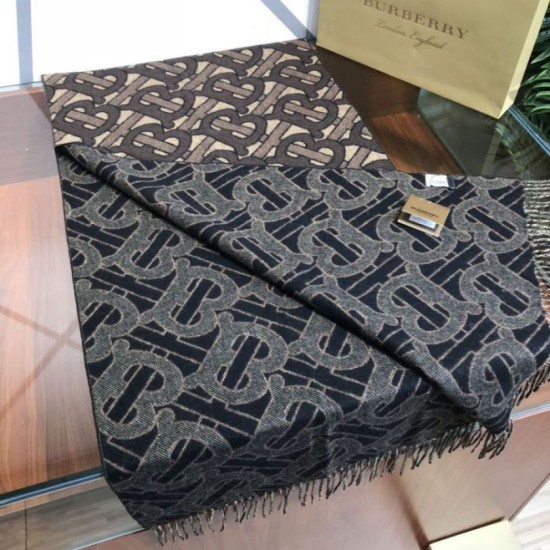 Replica Burberry TB Limit Edition Cashmere Scialle Caffè